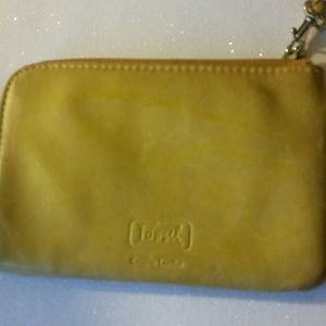 Fossil Tan Wristlet